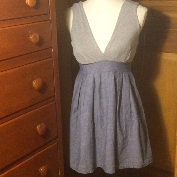 Cute Sleeveless Dress with Denim by Lette - Picture 12 of 12